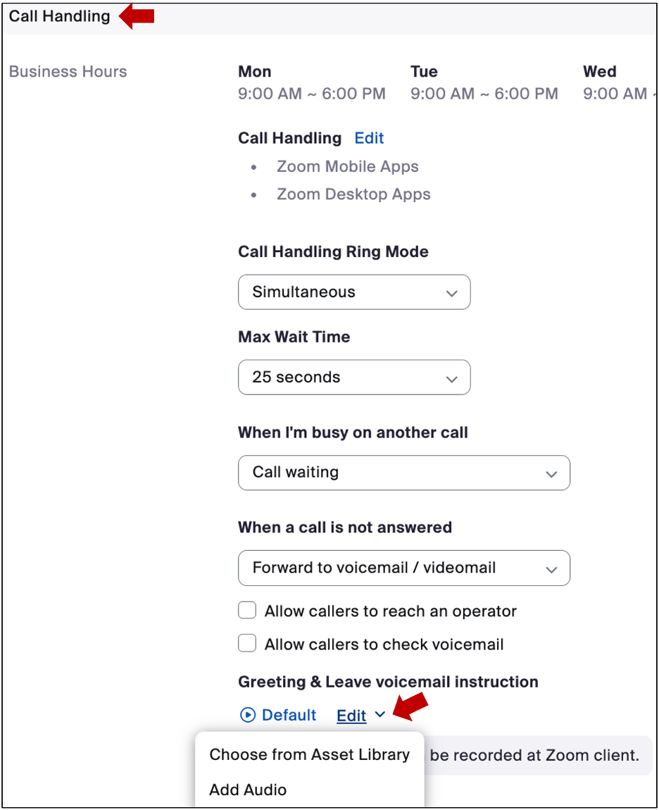 how to add voicemail to zoom phone